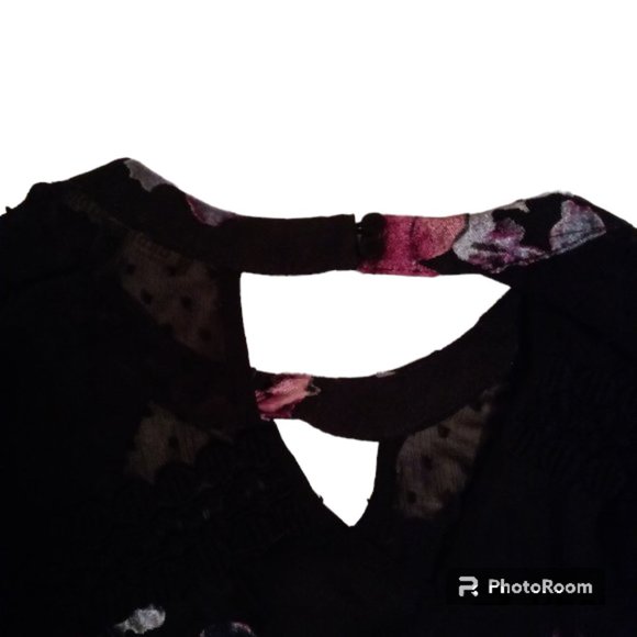 Danielrainn long sleeved glamorous blouse sz S - Picture 5 of 13